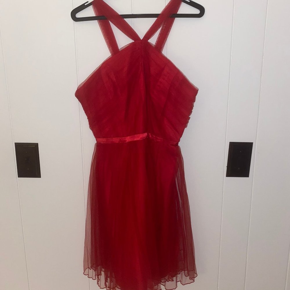 red homecoming dress